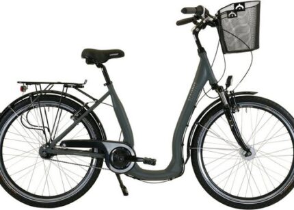 HAWK Bikes Cityrad »HAWK City Comfort Deluxe Plus Grey