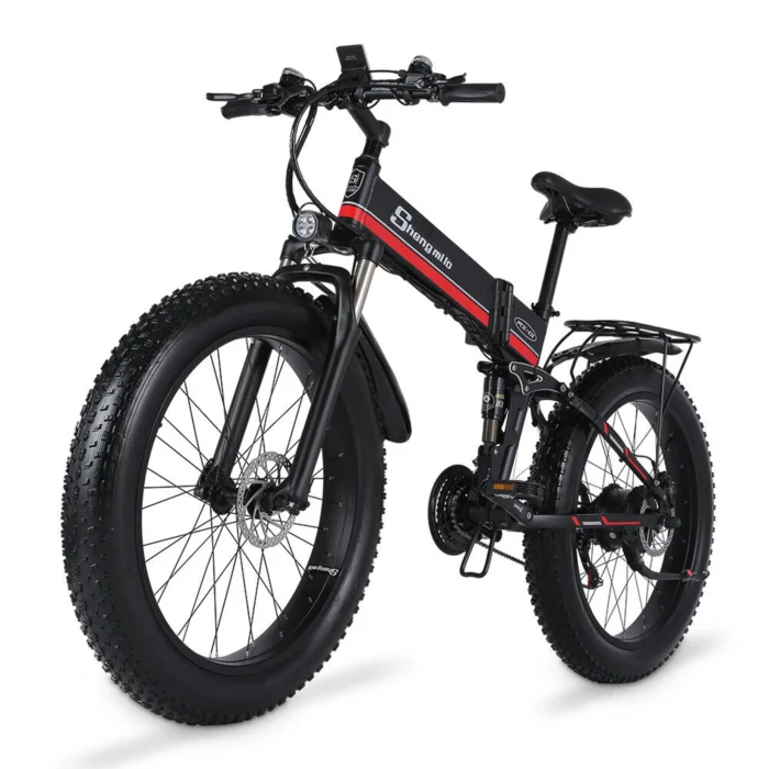 E-Bike Fatbike Schnee-Fahrrad